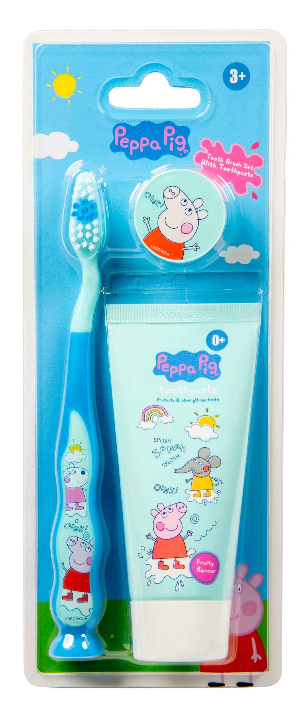 Peppa Malac gyermek fogkrém és fogkefe csomag