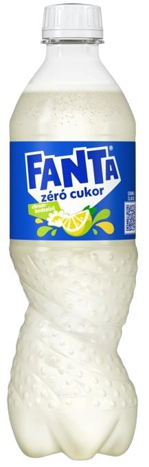 Fanta zéró cukor citrom- és bodzaízű energiamentes szénsavas üdítőital édesítőszerekkel
