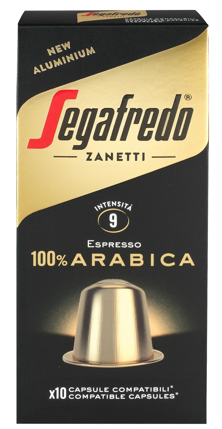 Segafredo 100% Arabica - Nespresso kompatibilis alumínium kávékapszula