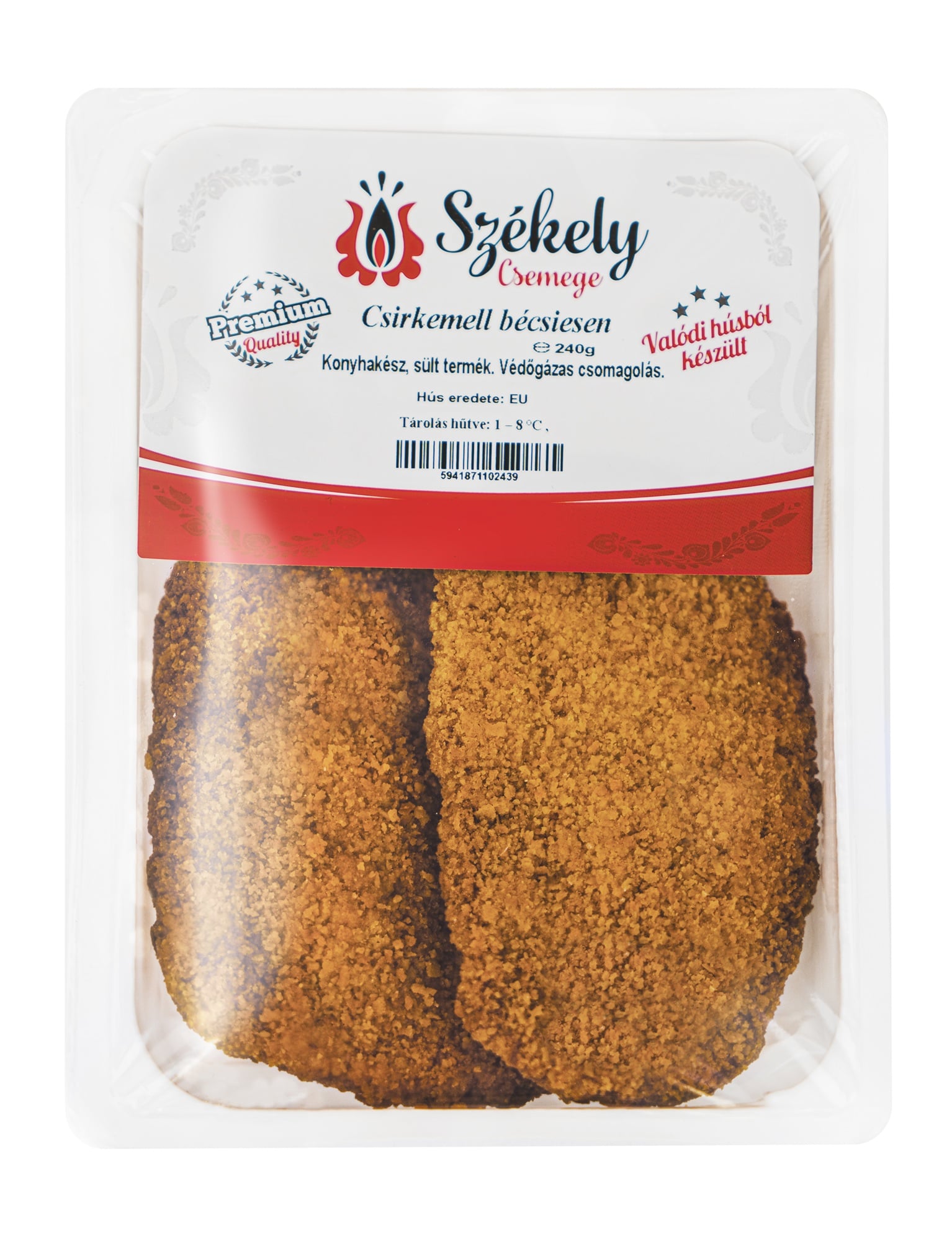 Székely Csemege bécsi rántott csirkemell (2 szelet)