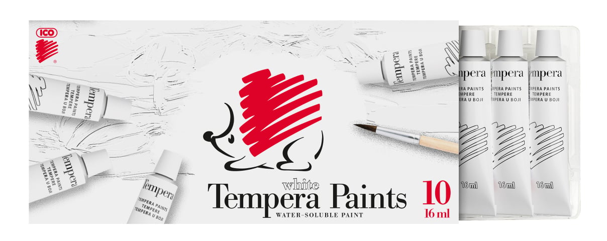 Ico Süni Tempera Fehér 16 ml Tubus