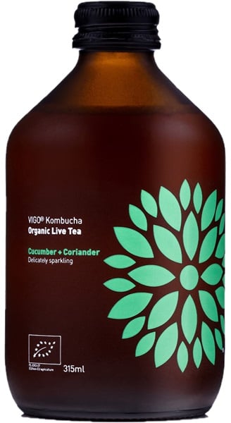 VIGO - bio longbrew kombucha uborka koriander