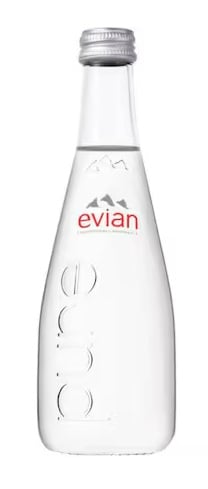 Evian üveges szénsavas ásványvíz