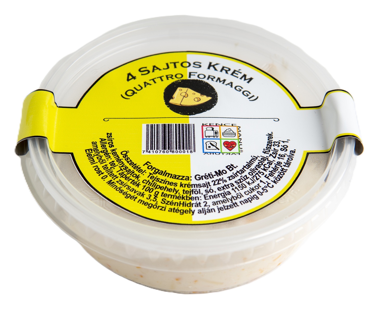 Kence Manufaktúra 4 sajtos krém (Quattro Formaggi)