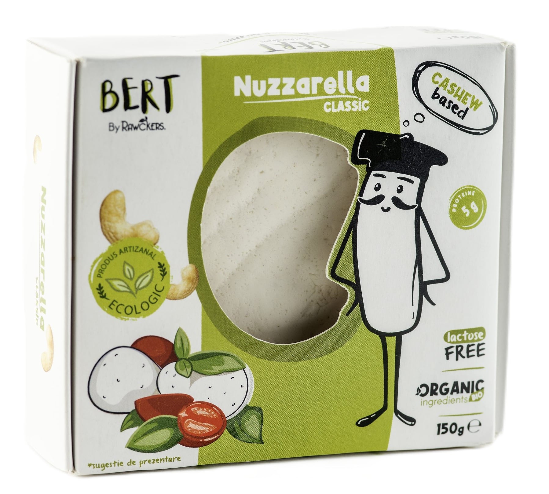 Bert Nuzzarella BIO kesu alapú mozzarella jellegű készítmény