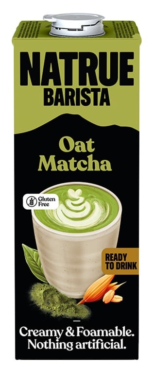 Natrue Barista zabital alapú matcha latte