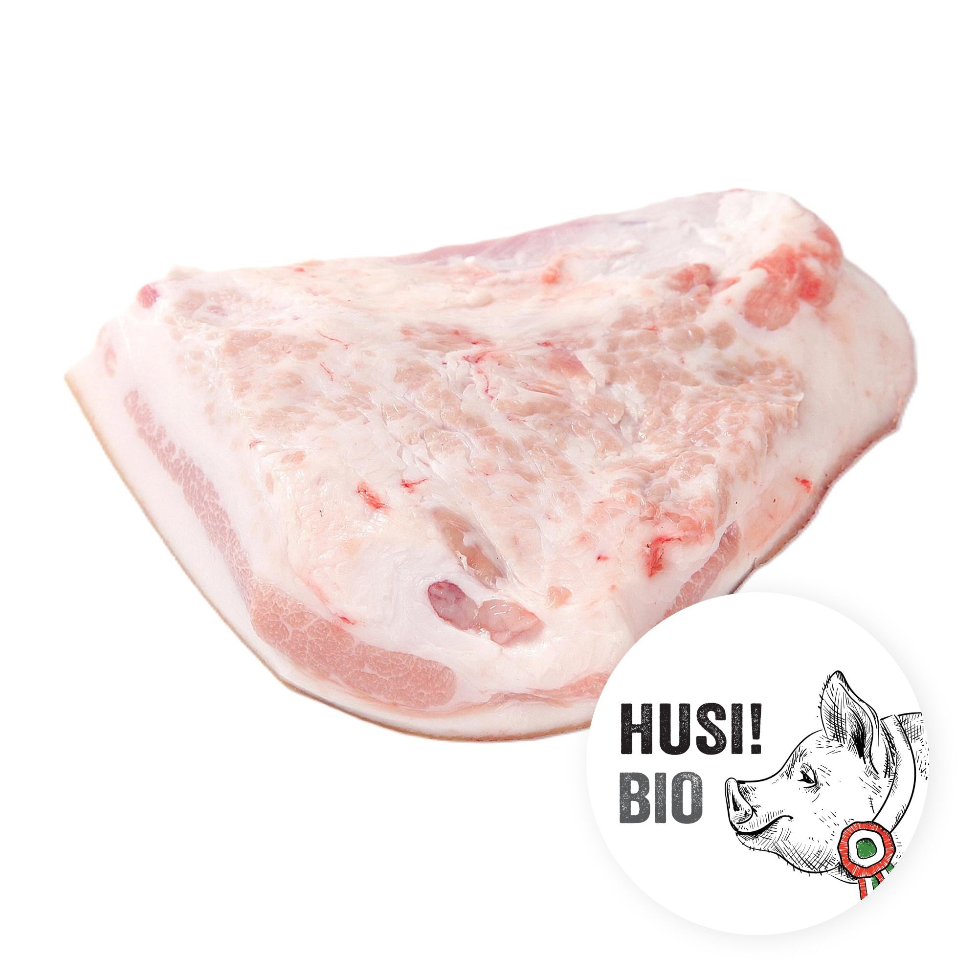 HUSI! BIO Sertés Bőrös Tokaszalonna