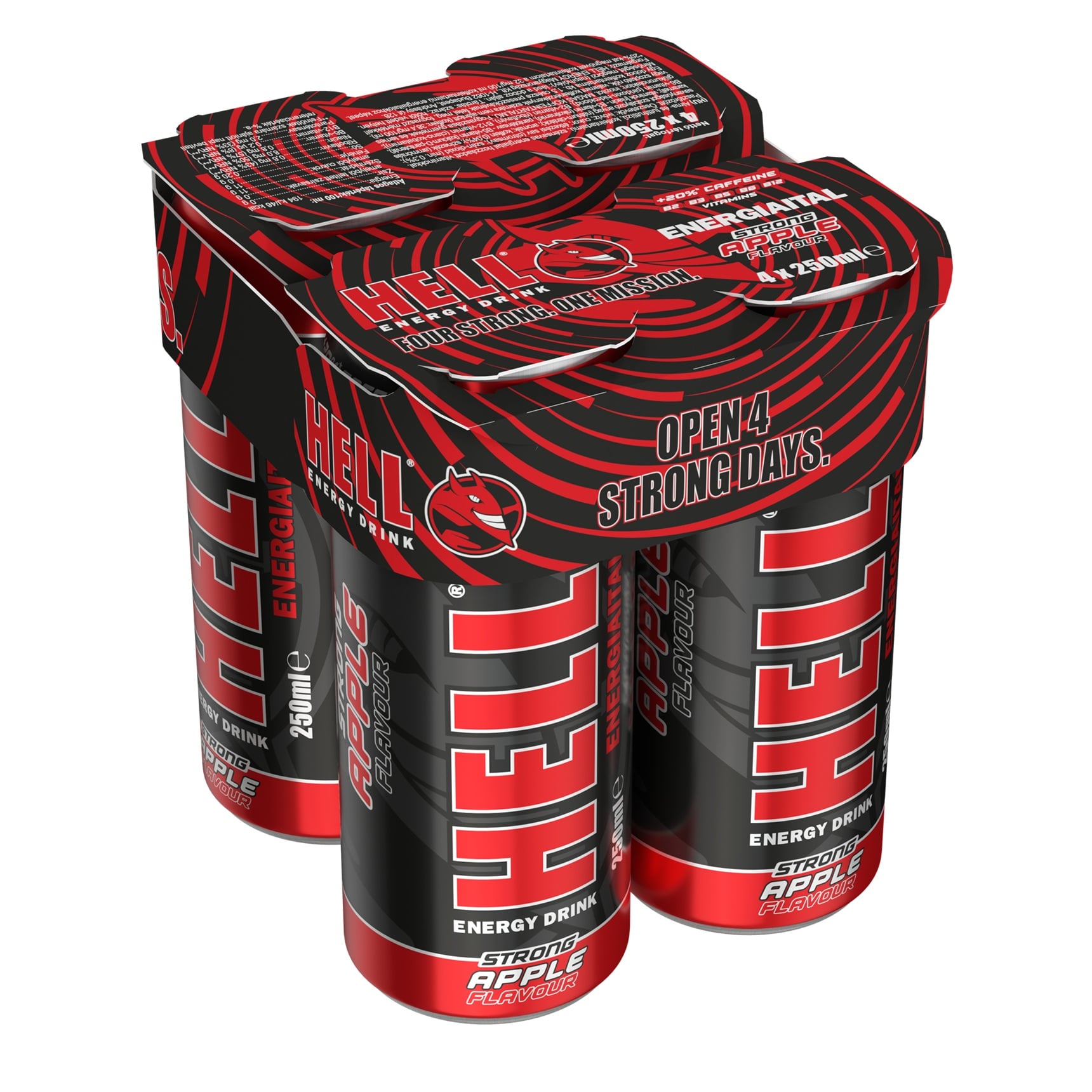 HELL STRONG APPLE multipack (4 x 250 ml)