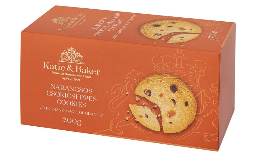 Katie&Baker narancsos belga csokicseppes keksz