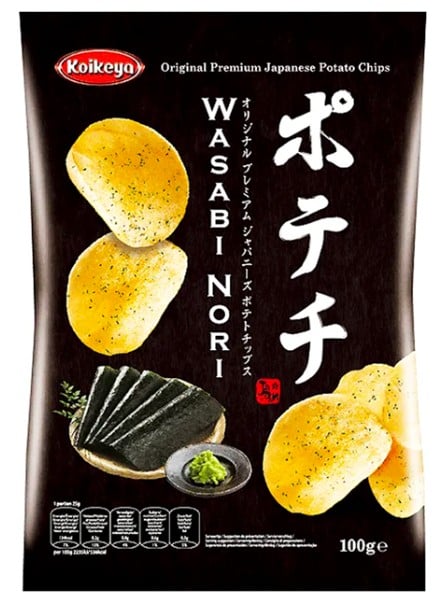 POTECHI Wasabi Nori izű chips