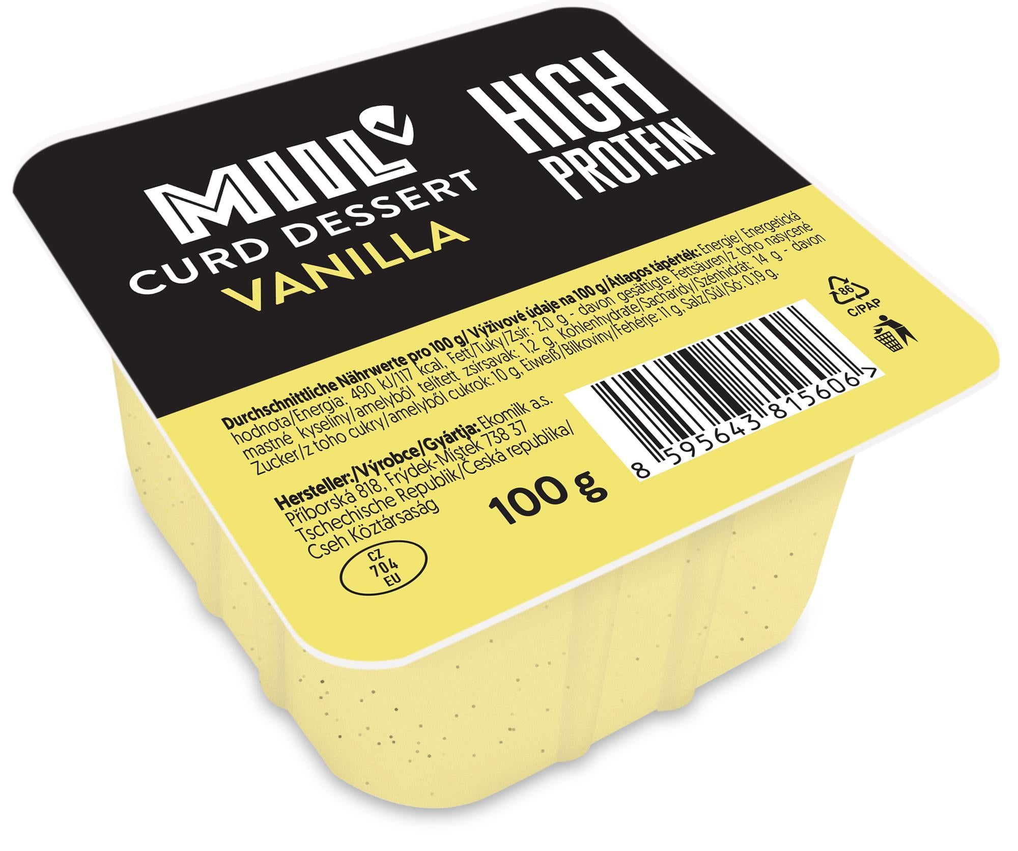 Miil High protein vaníliás túródesszert