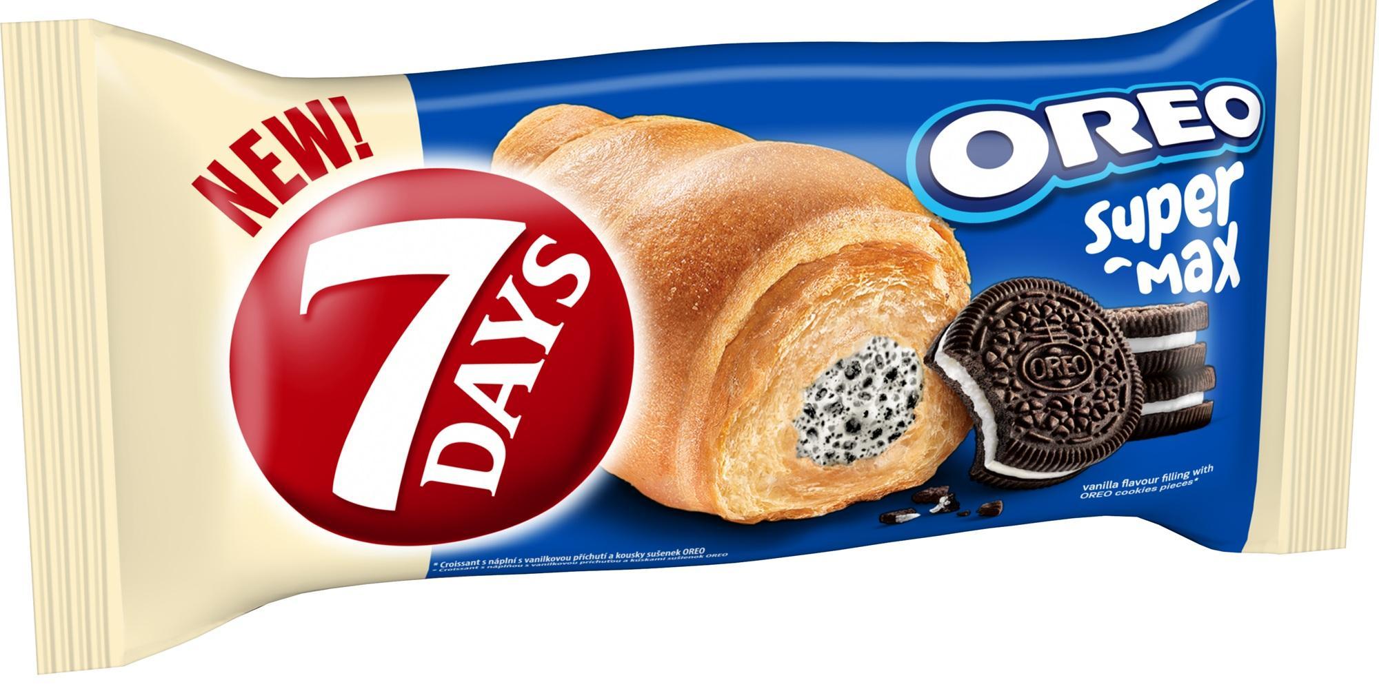 7Days Croissant oreo töltelékkel