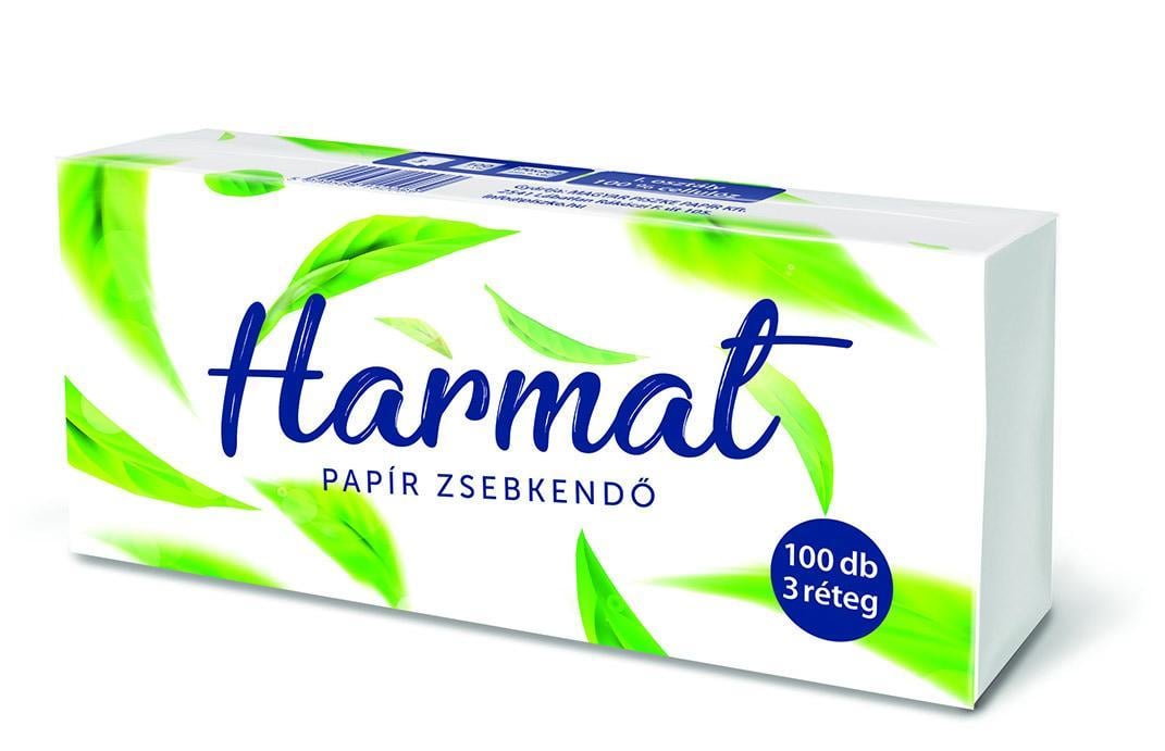 Harmat 100 db 3 rétegű papírzsebkendő