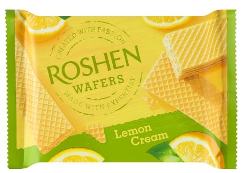 Roshen Wafers Citrom ízesítésű krémes ostya