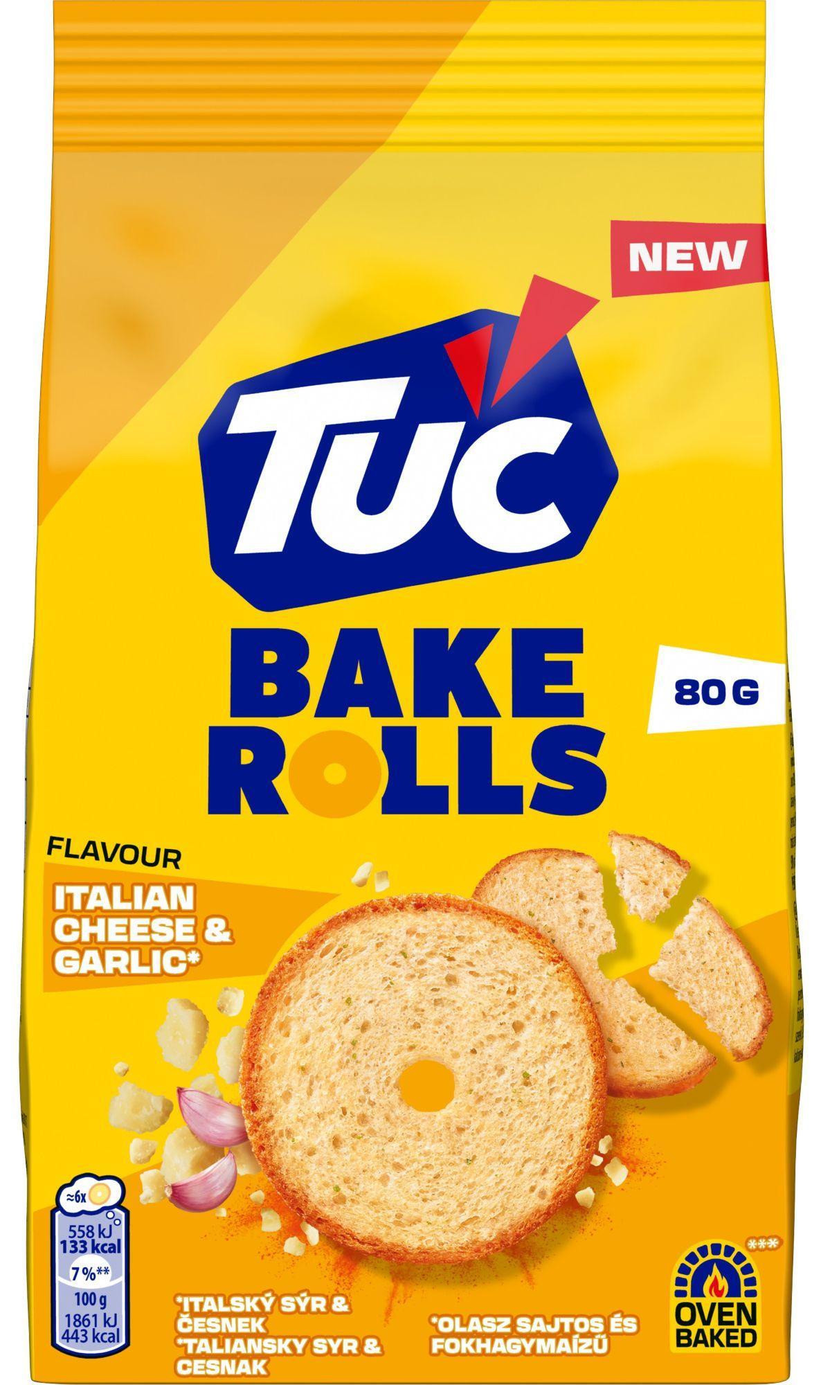 TUC Bake Rolls Italian Cheese & Garlic