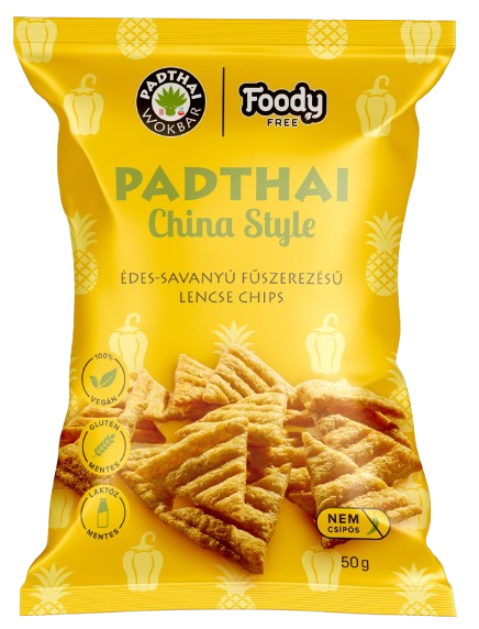 PADTHAI China style - édes-savanyú fűszerezésű lencse chips