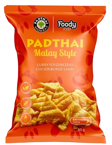 PADTHAI Malay style - curry fűszerezésű csicseriborsó chips