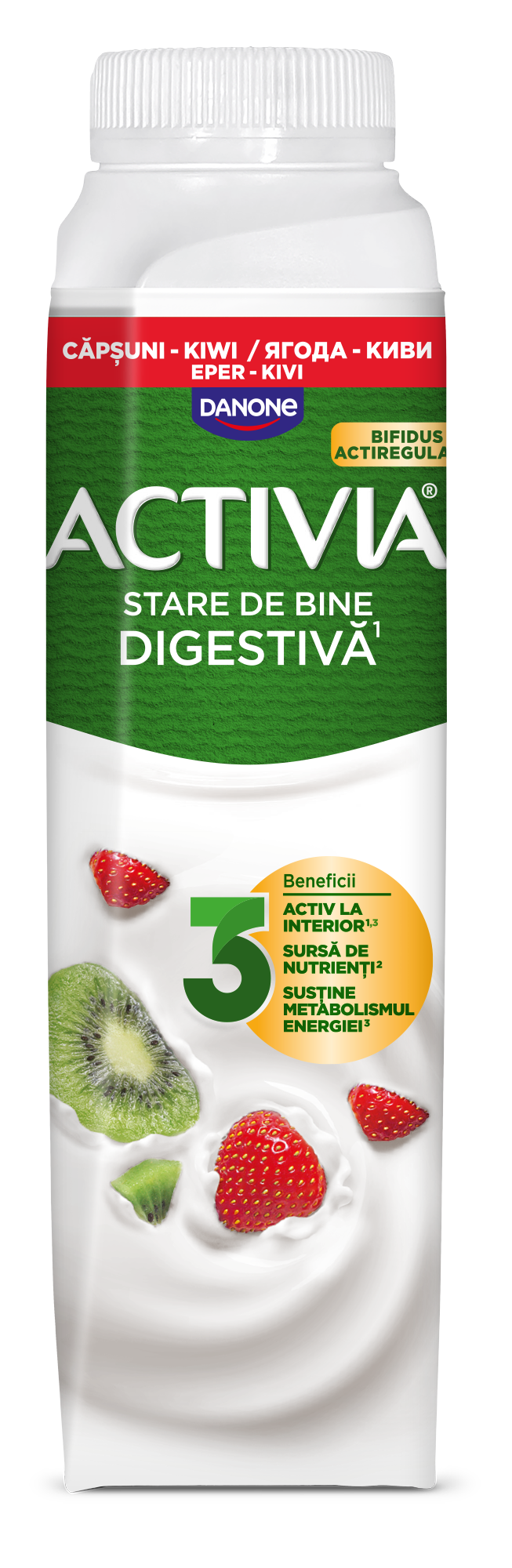 Danone Activia ital eper-kiwi