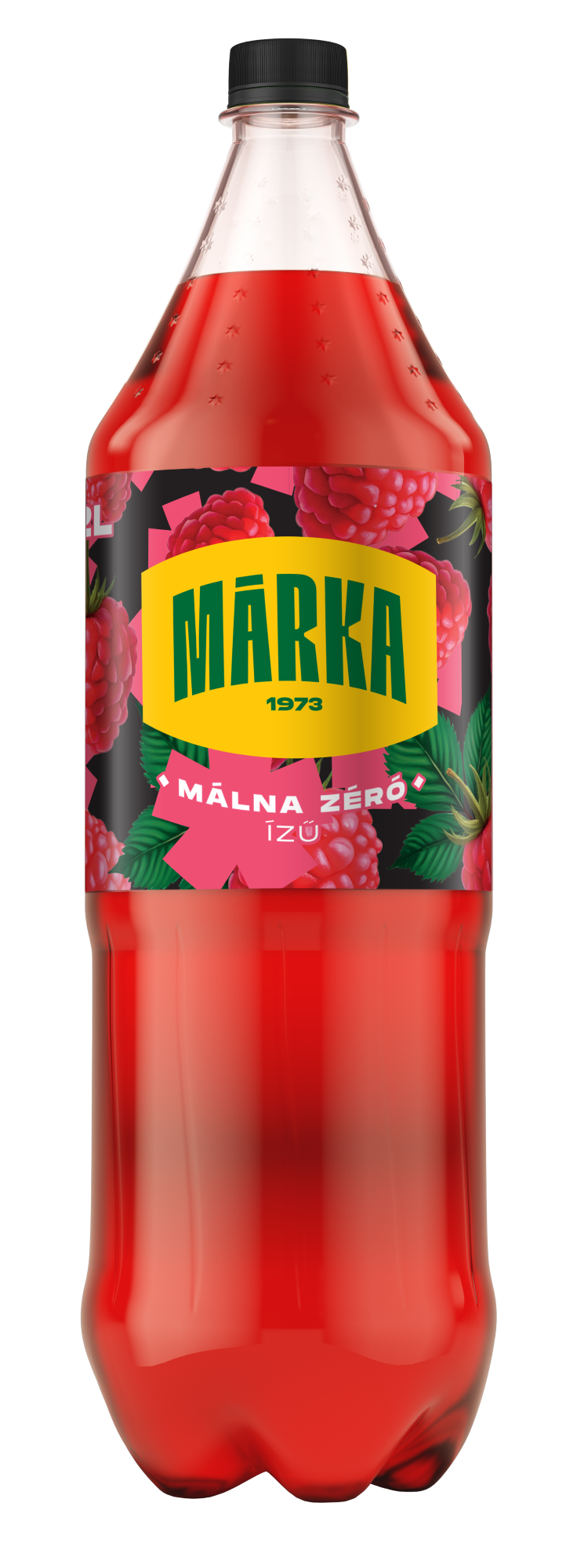MÁRKA Málna ízű zero energiamentes szénsavas üdítőital édesítőszerekkel