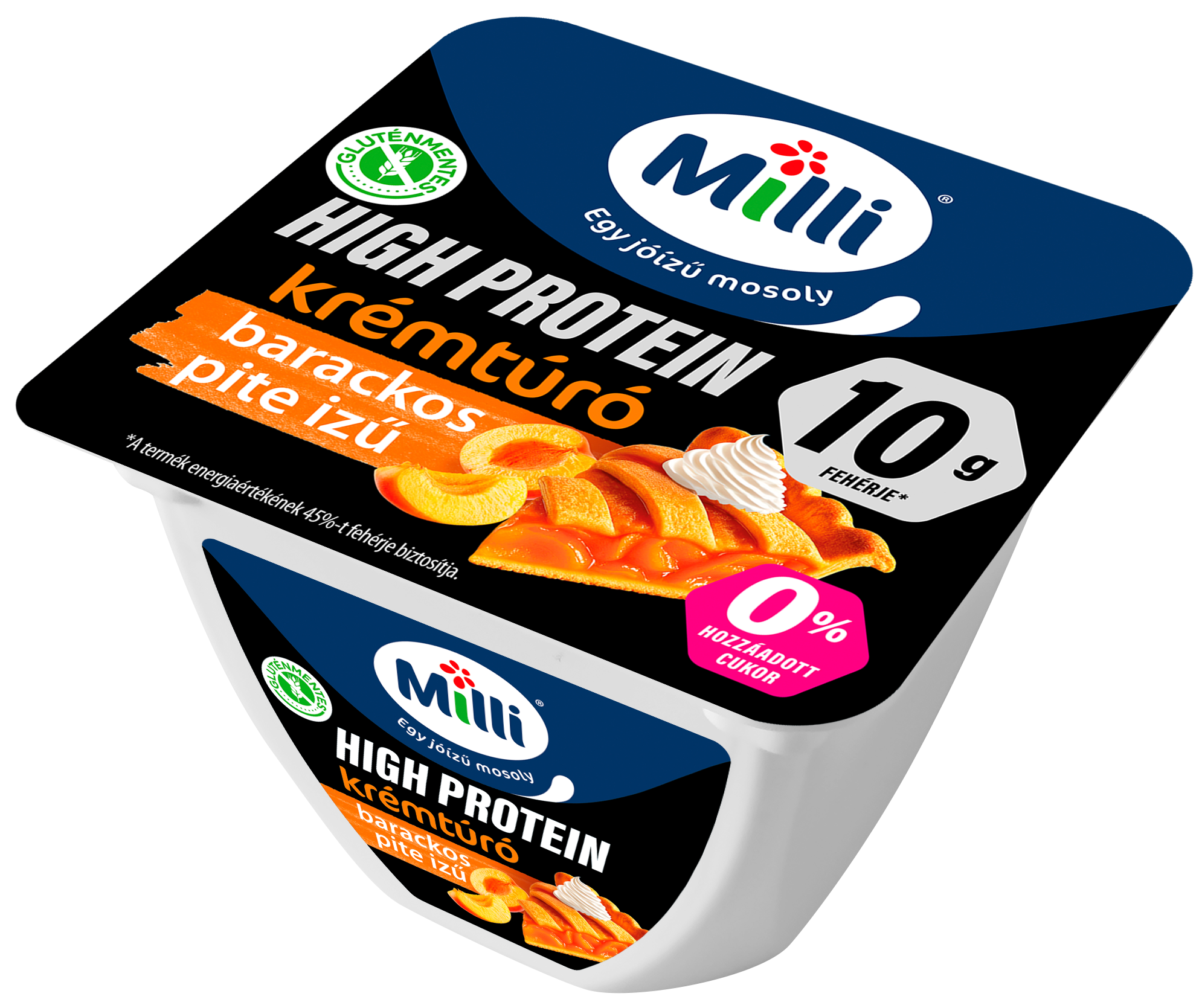 Milli Protein Barackos Pite ízű túrókrém