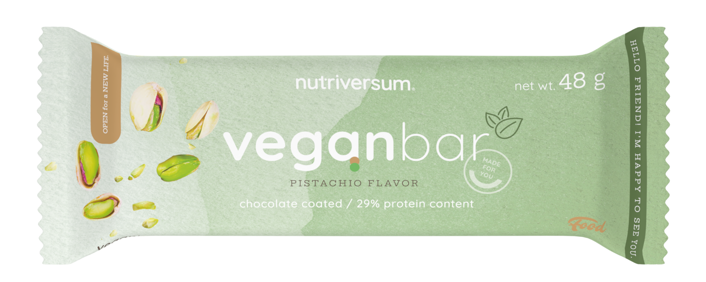 Nutriversum Vegan pisztácia fehérjeszelet