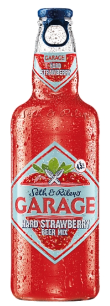 Garage Hard Strawberry Beer Mix 4,5% palack