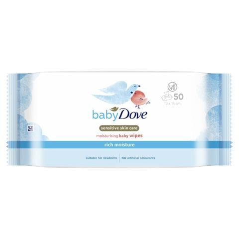 Dove Baby nedves törlőkendő 50db