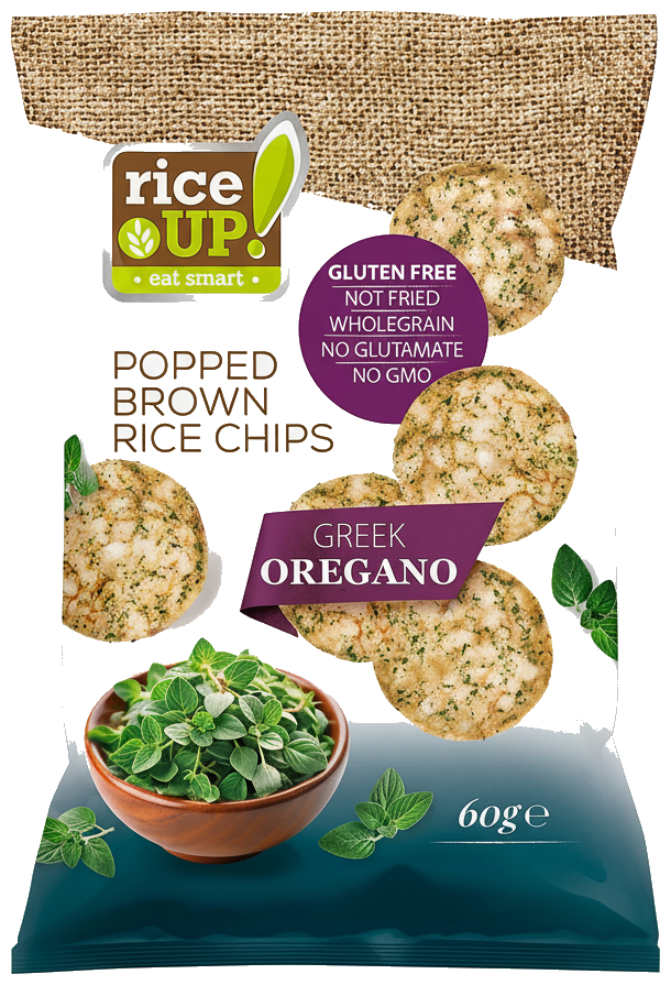 Rice Up Chips Greek Oregano ízű