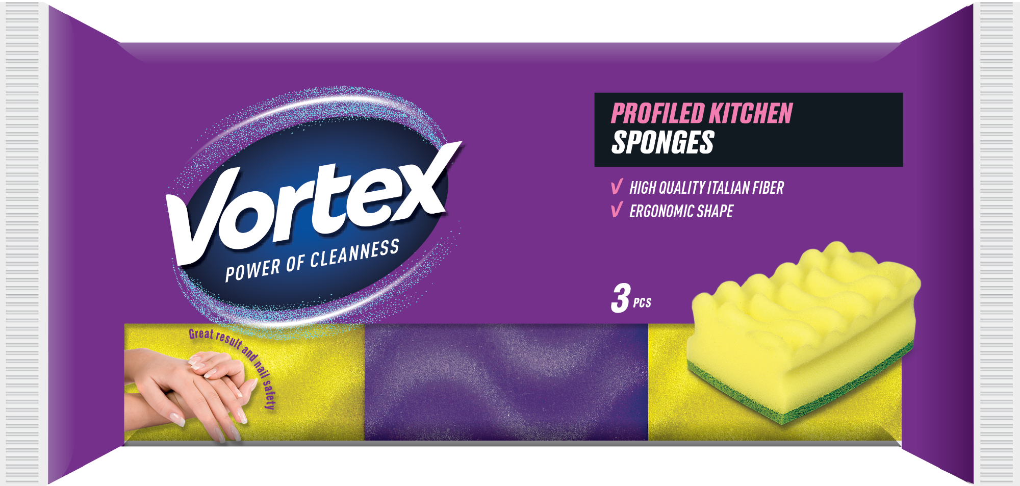 VORTEX PROFILED & CARE Konyhai szivacsok