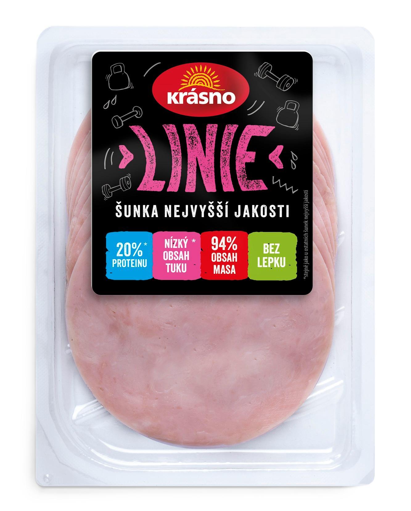 Krasno Linee Sonka szeletelt 20% fehérje tartalommal és csökkentett zsírtartalommal