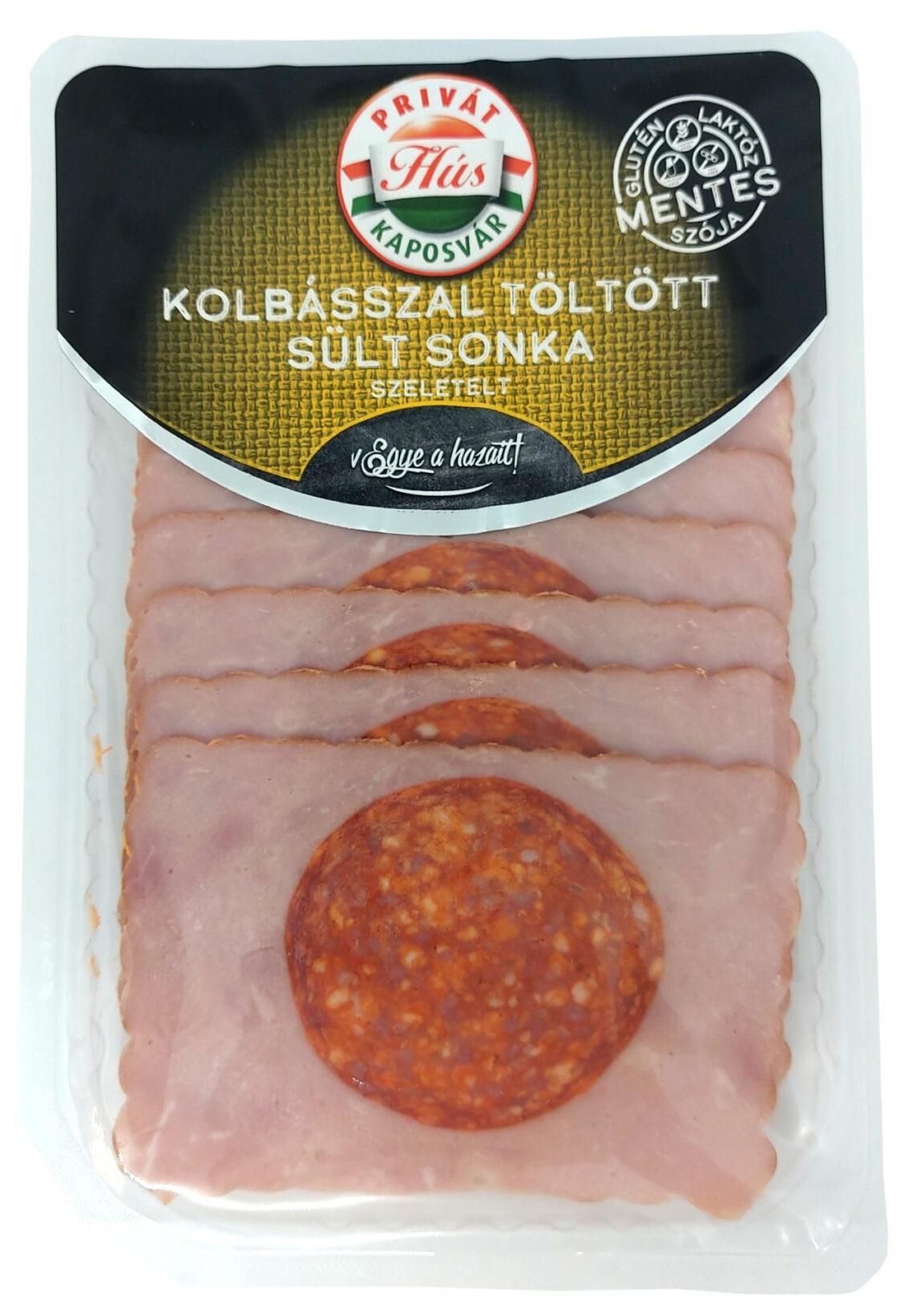 PrivátHús Kolbásszal töltött sült sonka