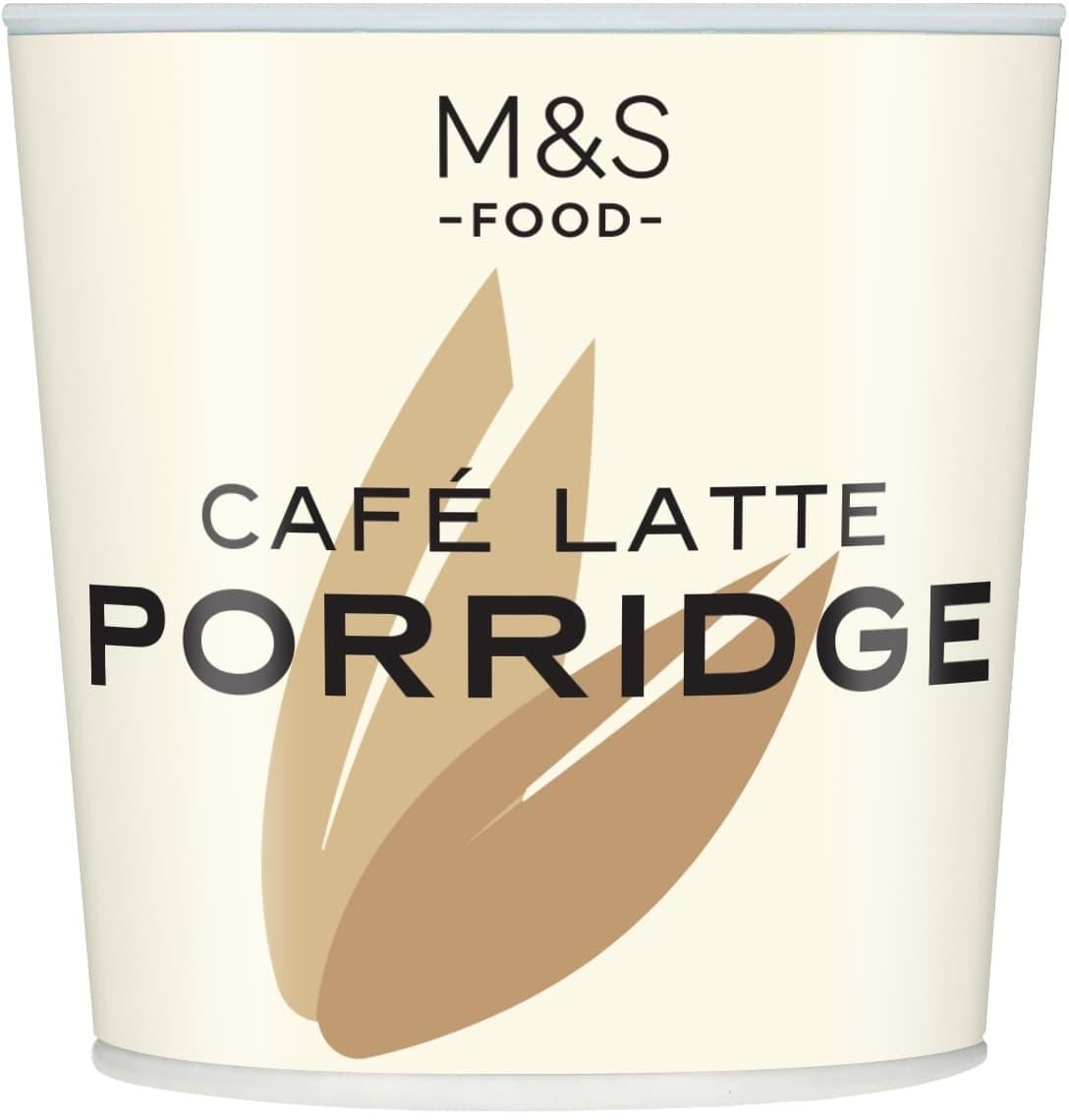 Marks & Spencer instant zabkása teljes tejporral és instant kávéval