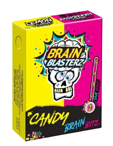 Brain Blasterz Bitz savanyú cukorkadarabok