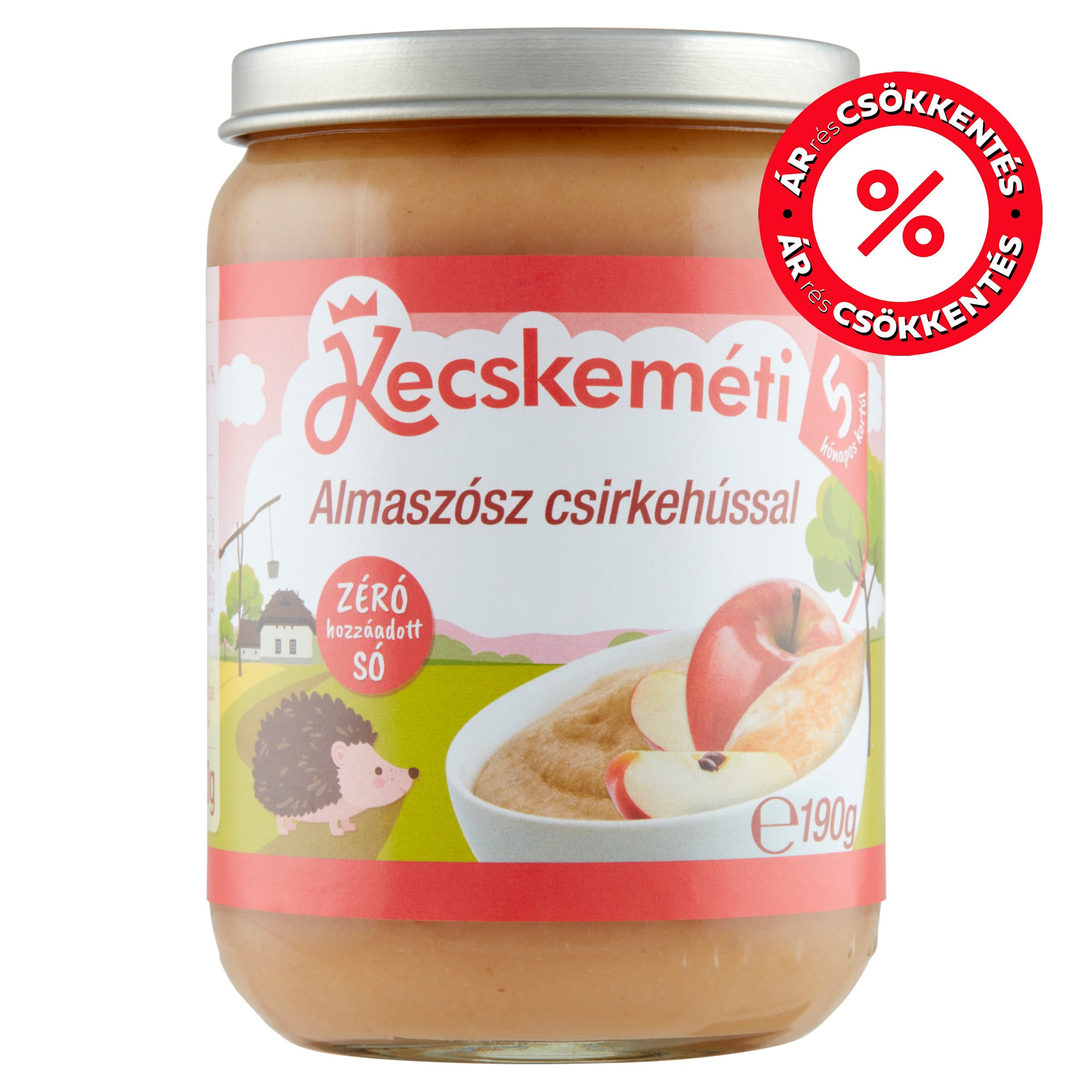 Kecskeméti Almaszósz csirkehússal, 5 hónapos kortól