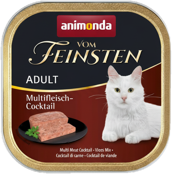 Animonda Feinsten Adult alutálkás nedveseledel felnőtt macskáknak, multihús-koktél