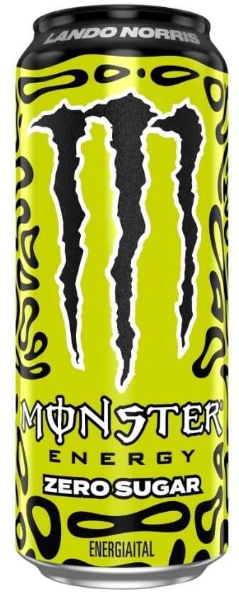 Monster Energy Lando Norris Zero Sugar szénsavas energiaital koffeinnel