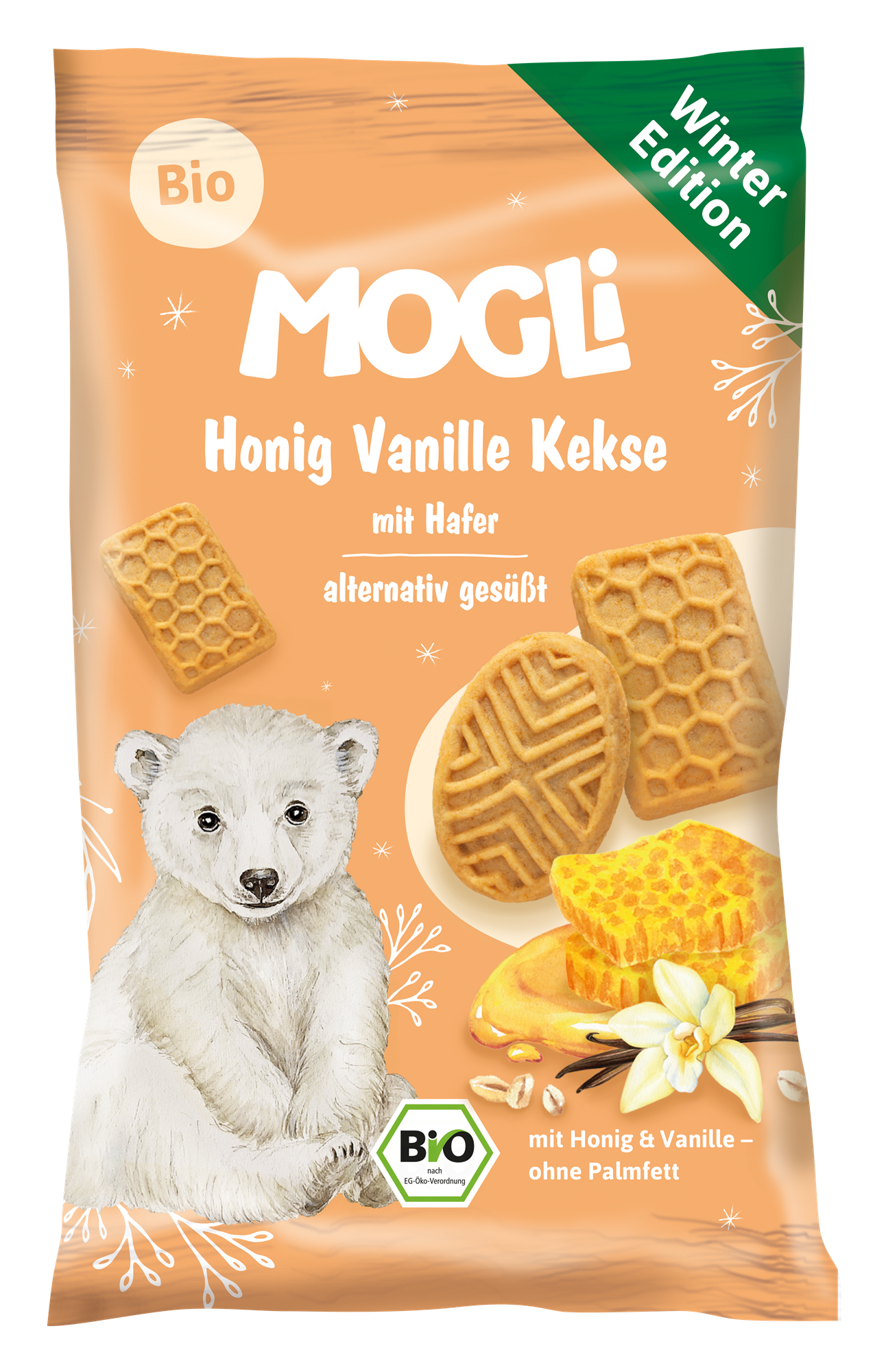 Mogli bio Honig Vanille mézes vaníliás zabkeksz