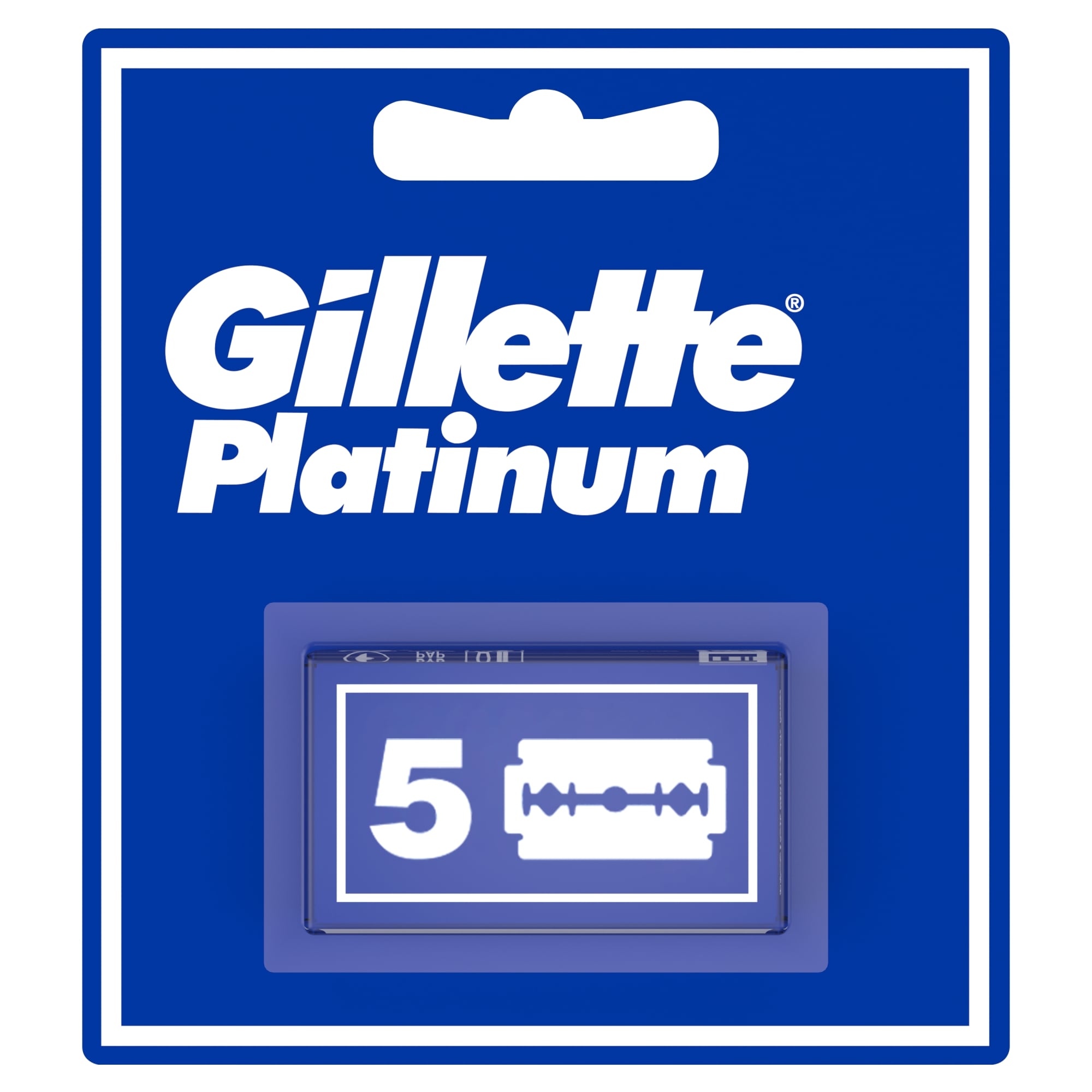 Gillette Double Edge Platinum Férfi Borotvabetét, 5 db