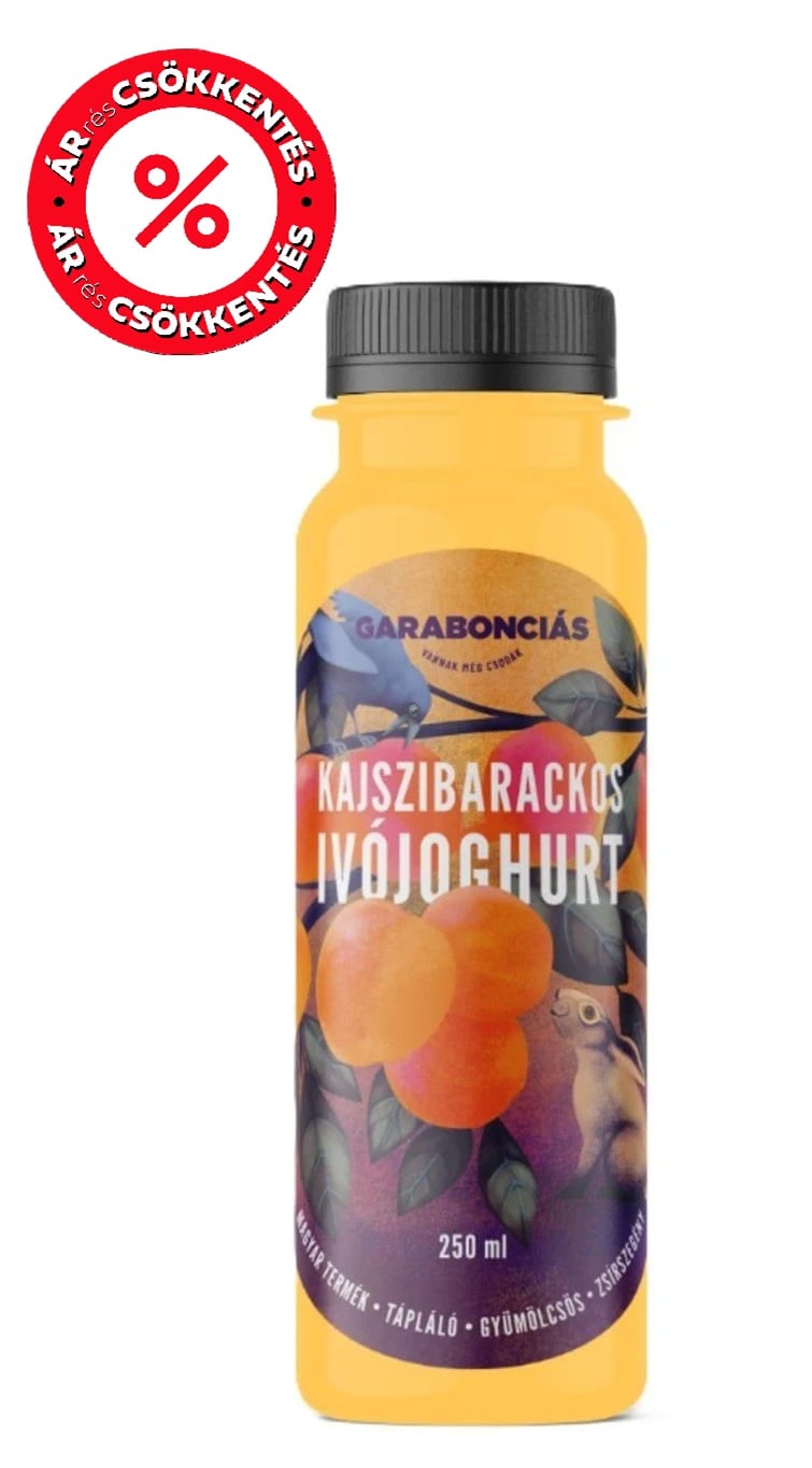 Alföldi Garabonciás kajszibarackos ivójoghurt
