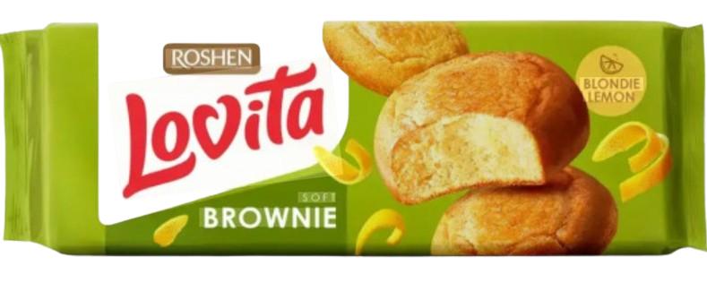 Lovita Blondie Brownie citrom ízesítésű teasütemény