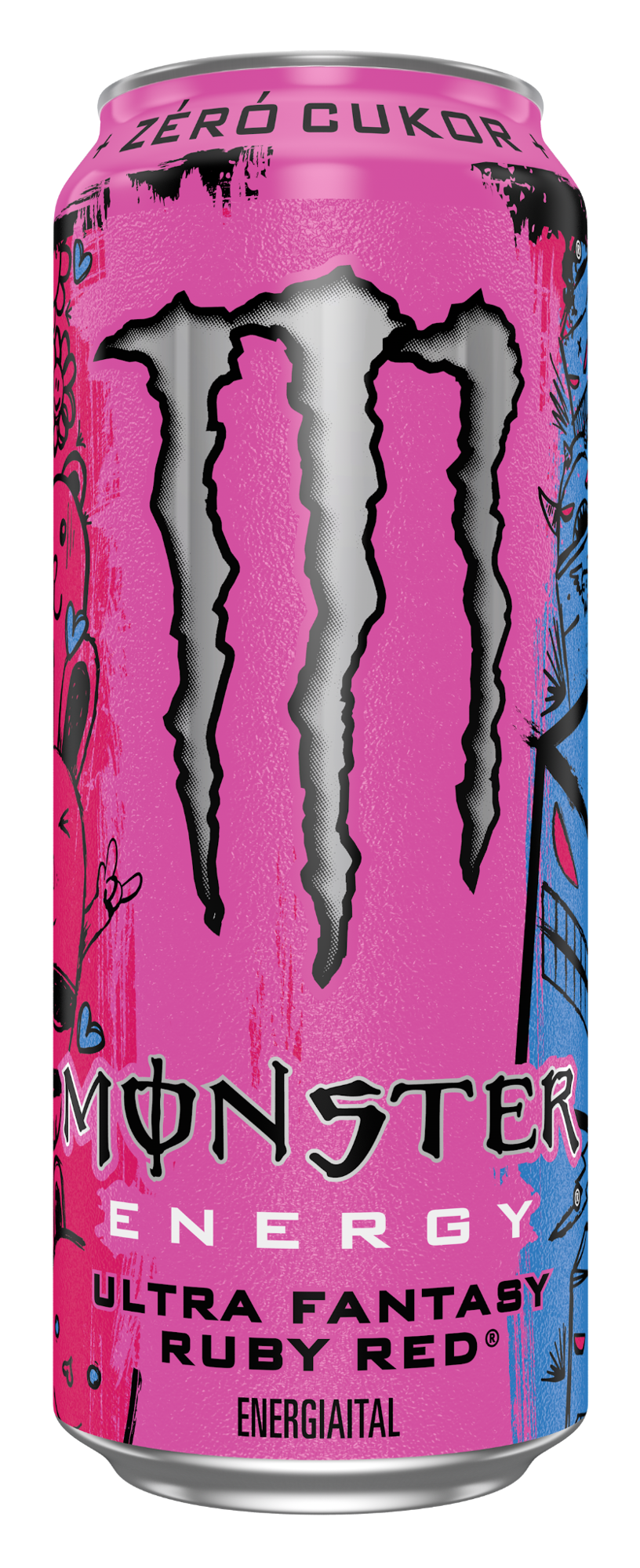 Monster Energy Ultra Fantasy Ruby Red szénsavas citrus ízű energiaital koffeinnel