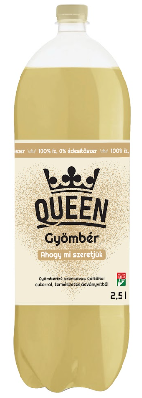 Queen Gyömbér szénsavas üdítő