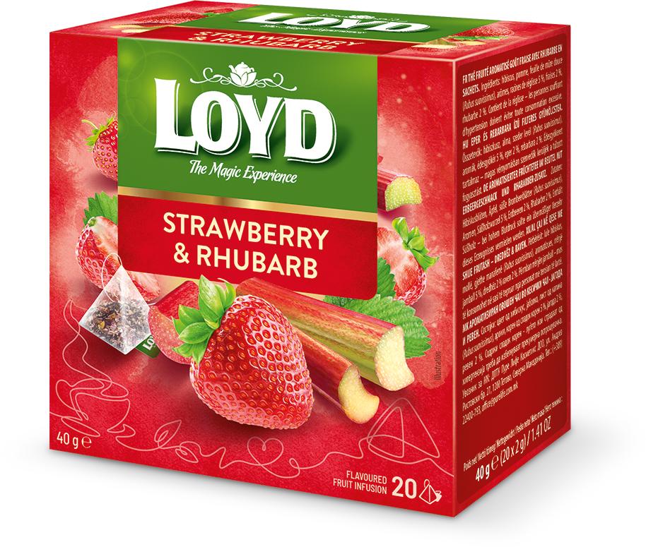 Loyd piramis tea Eper-Rebarbara