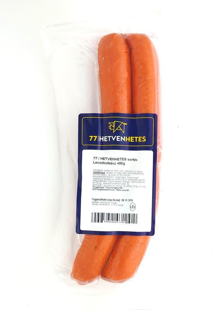 Hetvenhetes Sertés lecsókolbász