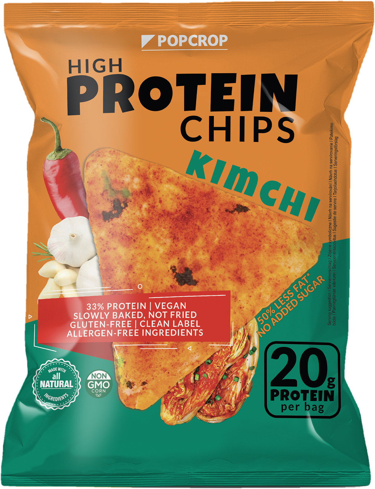 Popcrop High Protein chips Kimchi