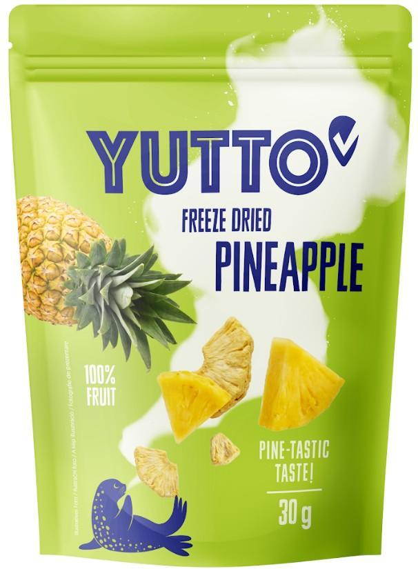 Yutto liofilizált ananász