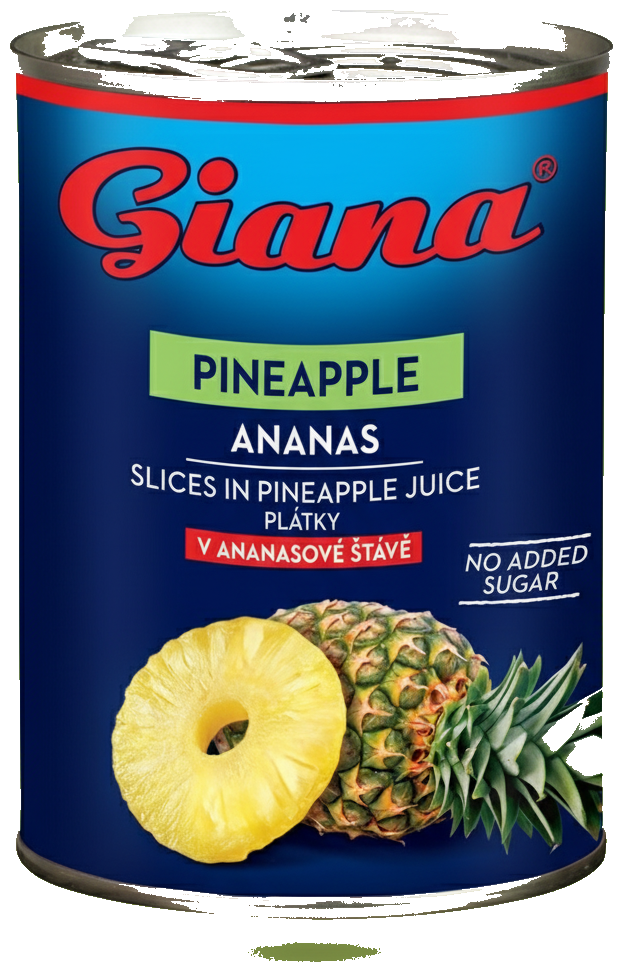 Giana ananász szeletek ananászlében (580 ml)