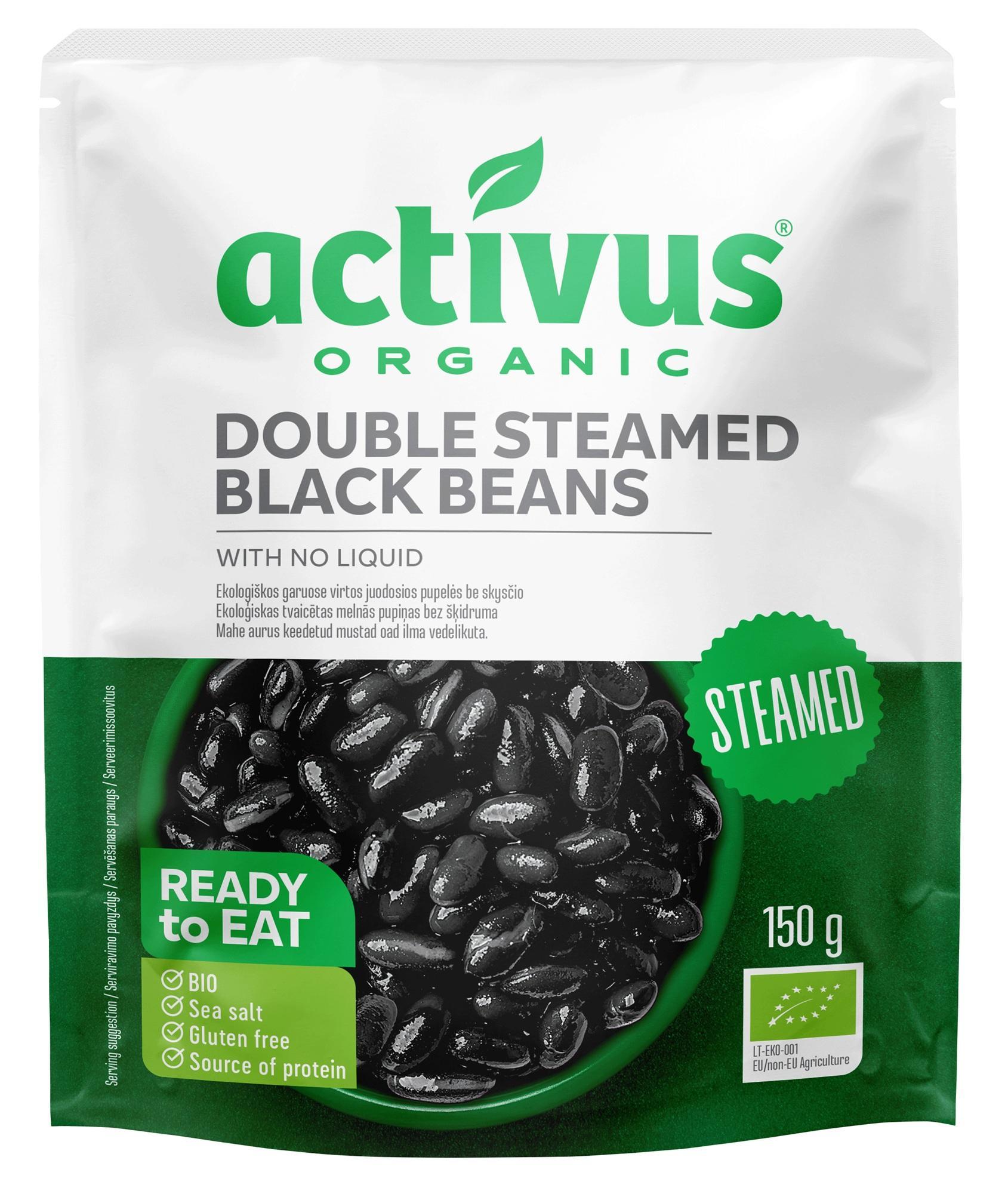 Activus BIO párolt fekete bab