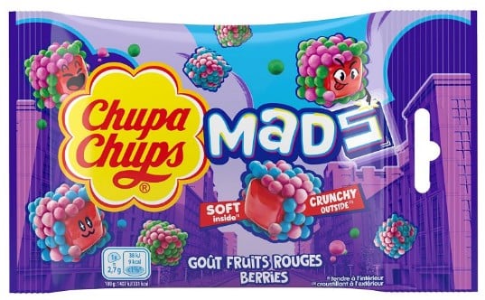 Chupa Chups Mads erdei gyümölcs ízű gumicukor