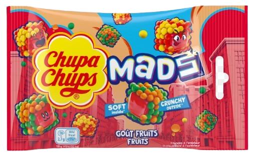 Chupa Chups Mads gyümölcs ízű gumicukor